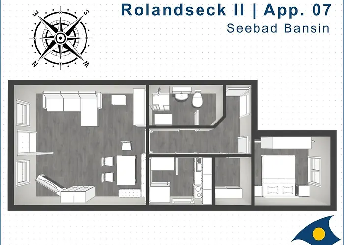 Rolandseck Ii Whg 07 * 제바트헤링스도르프
